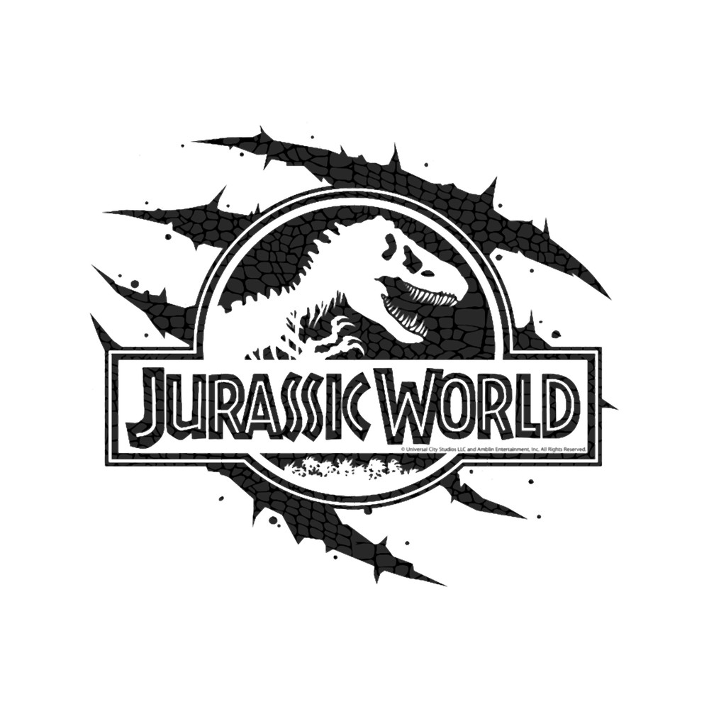 Jurassic World Fallen KingdomBlack Logo With Slash.png