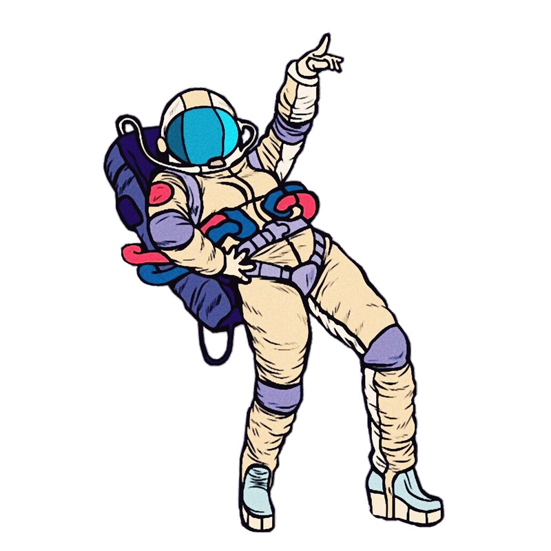 Bravery Vibrant Performance Level Cool Astronaut Vibing Cool.png
