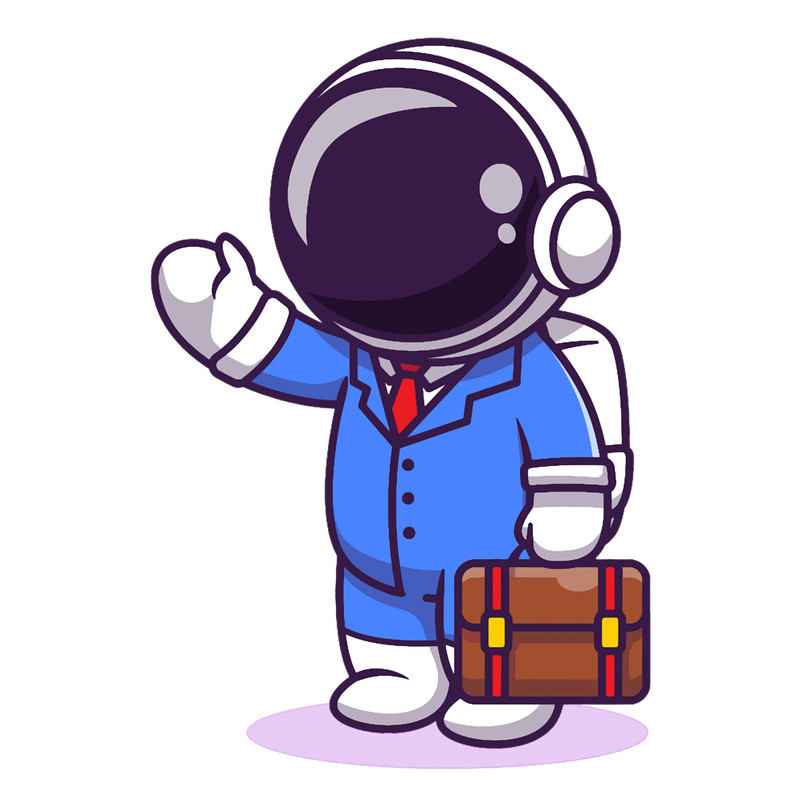 Bravery Vibrant Performance Level Cool Cute Businessman Astronaut Gifts.png