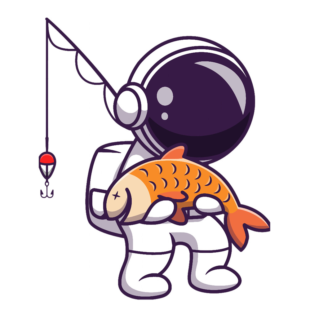 Bravery Vibrant Performance Level Cool Go Fishing AstronautsVintage.png