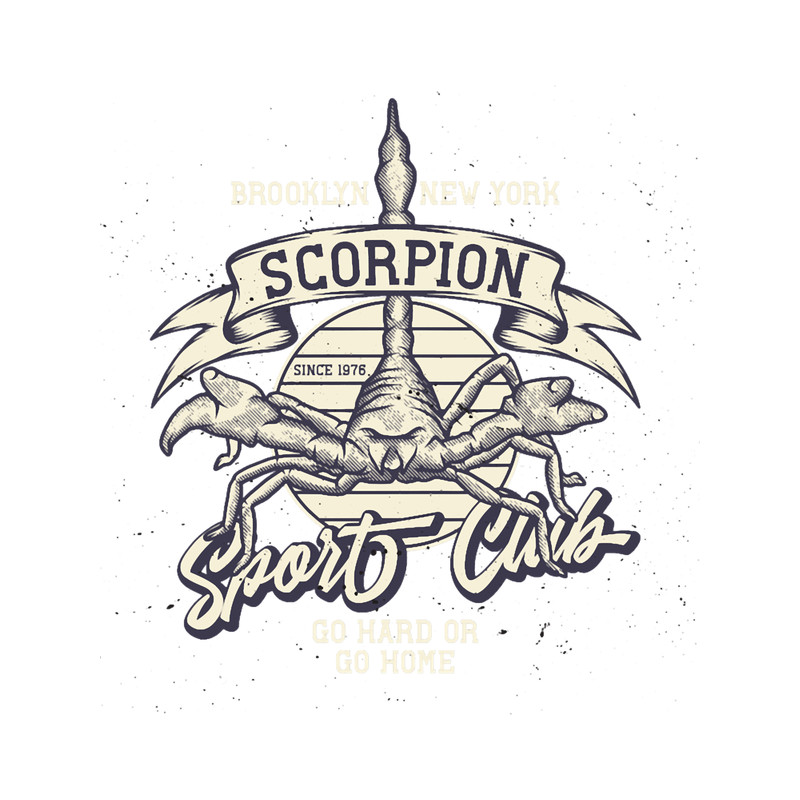 Bravery Vibrant Performance Level Cool Scorpion Graphic Gift.png