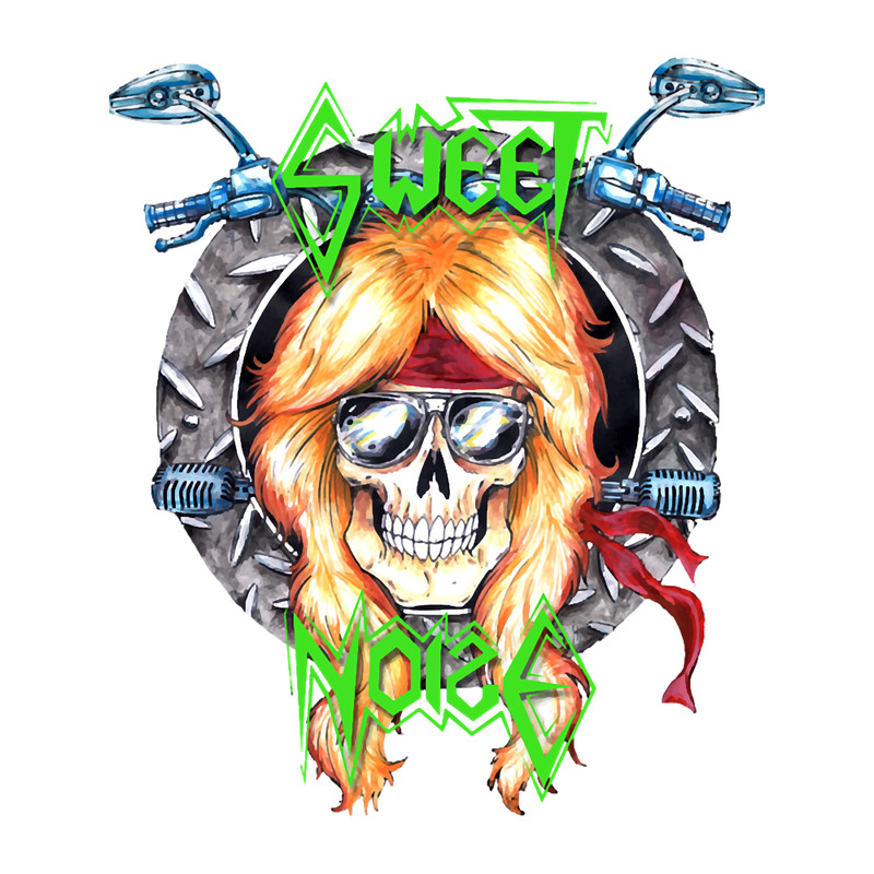 Bravery Vibrant Performance Level Cool Sweet Noize Band Hard Rock Fitted V Neck Funny Graphic Gifts .png