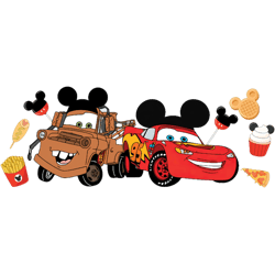 mcqueen and mater disney cars family halloween christmas
