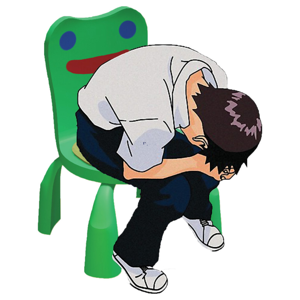 Shinji Ikari in the Froggy Chair.png