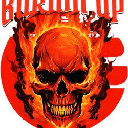 burnin up skull