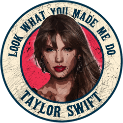 look what you made me do retro style fan art design