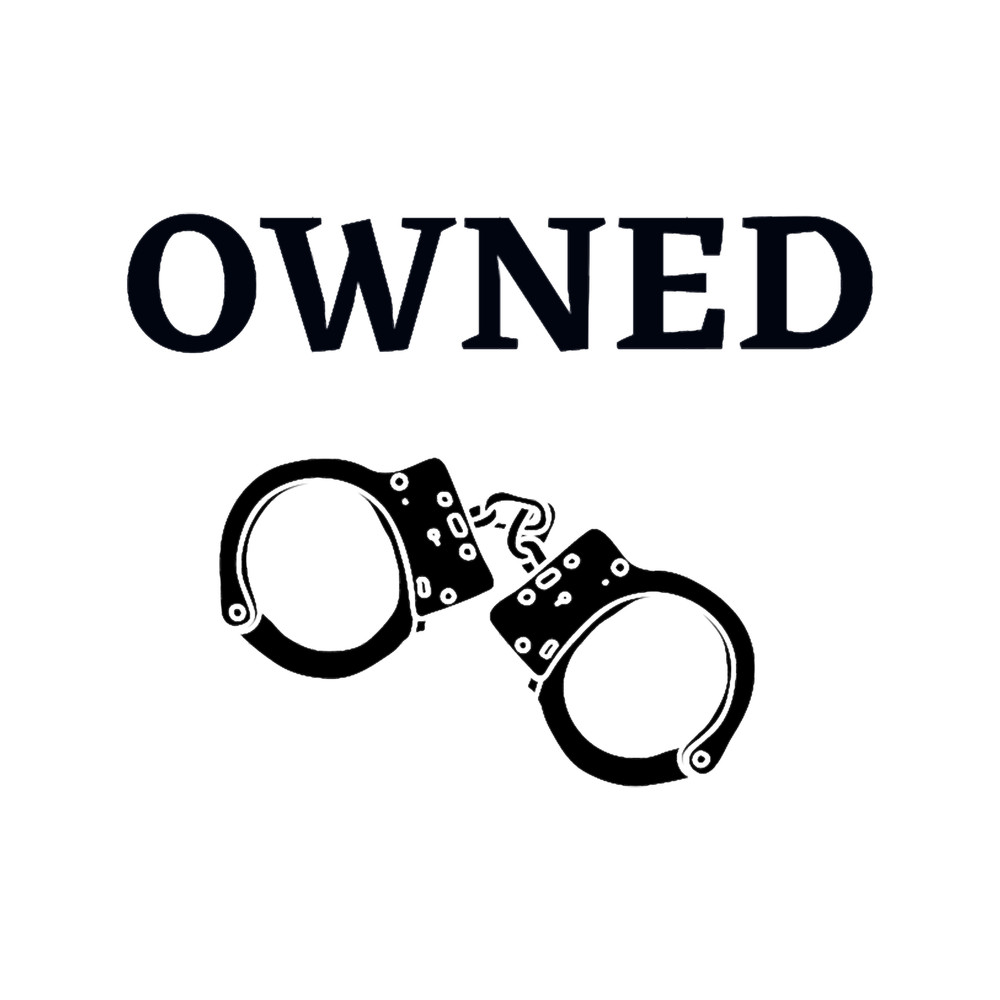 OWNED Handcuffs - BDSM, Bondage, Kink, Fetish - Black Text.png