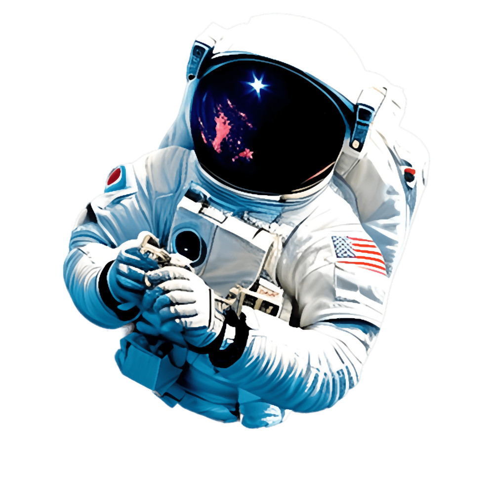 Astronaut Floating In Space.png