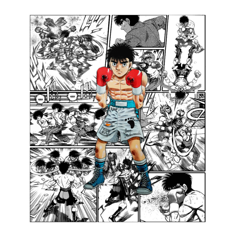 Hajime No Ippo - Ippo Makunouchi Anime Manga Character Print.png