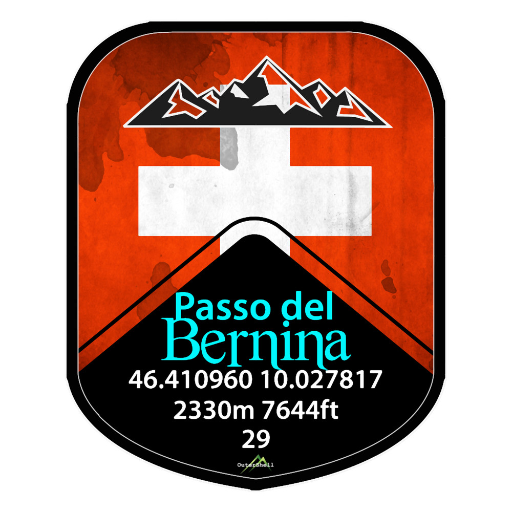Passo Del Bernina Switzerland Suisse Schweiz Motorcycle Cycle T-Sh.png