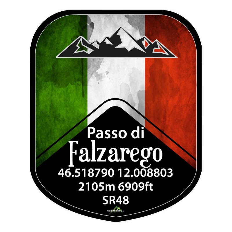 Passo Falzarego Italy Motorcycle Cycle Altitude .png