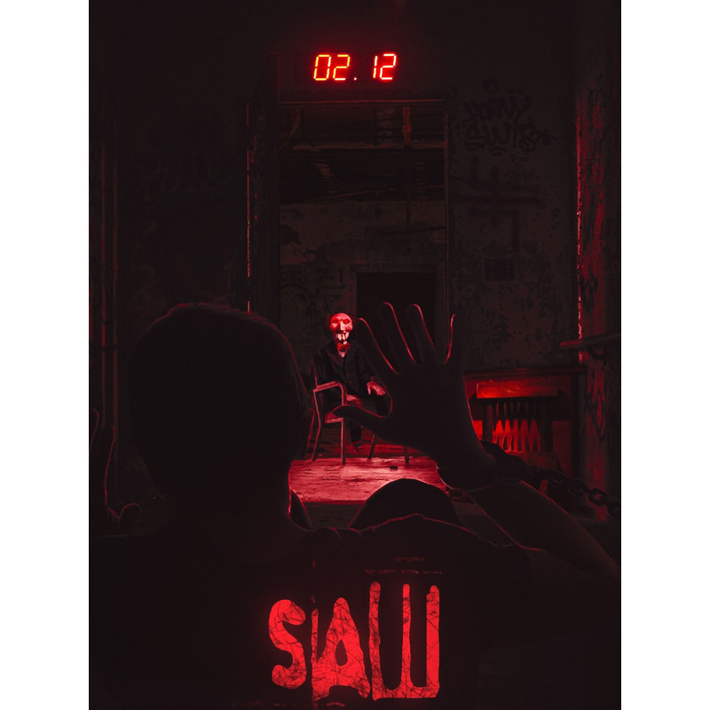 Jigsaw - Horror Saw Design Graphic .png