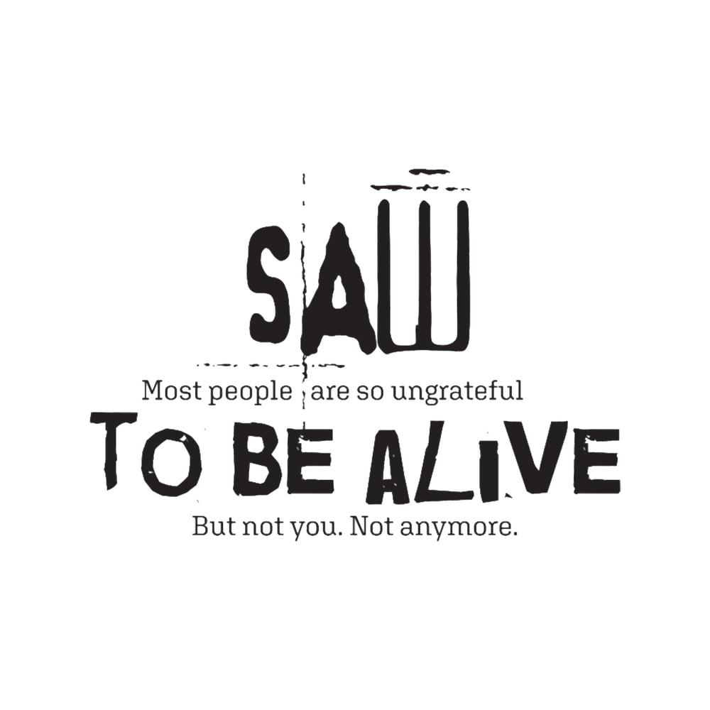 Saw Horror Movie Retro Premium .png