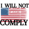 I will not comply - USA .png