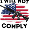 I Will Not Comply Awesome Sticker Design.png