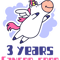three years cancer free unicorn.png