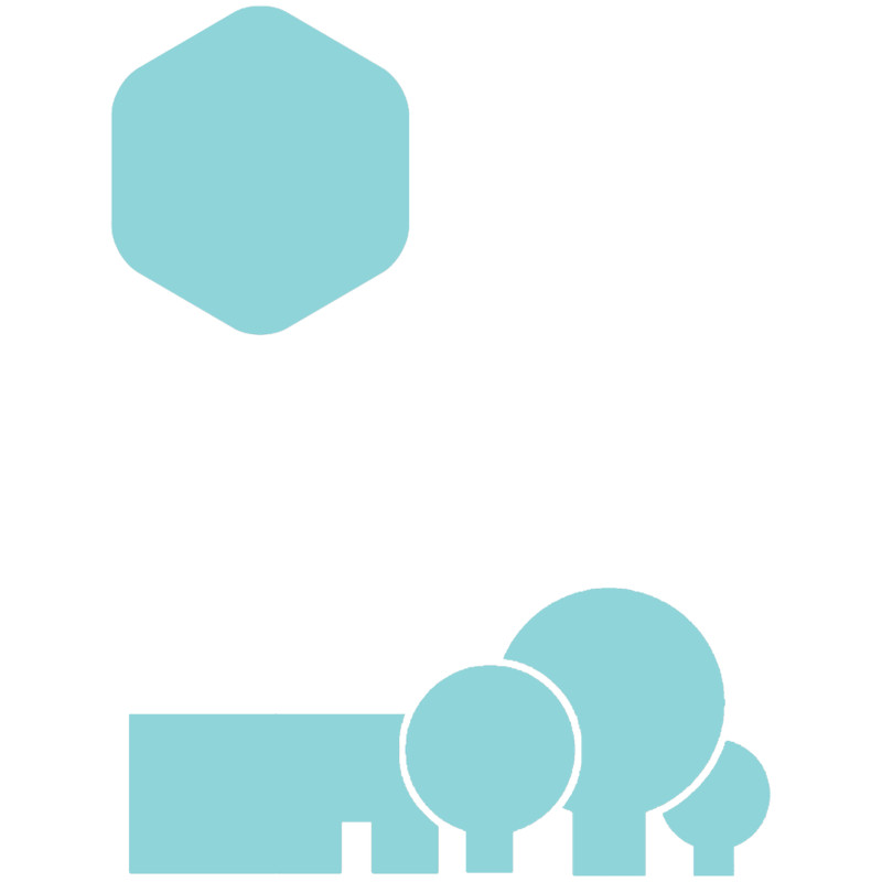 Turquoise Hexagon Sun.png