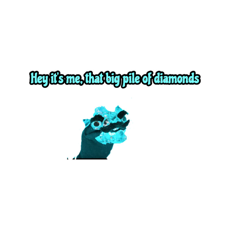 Puppet History Pile of Diamonds Fitted Scoop .png