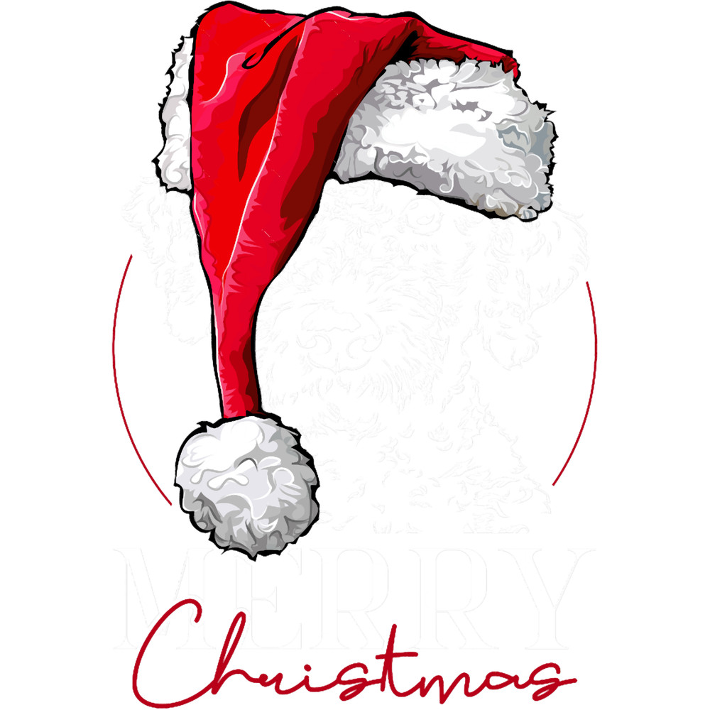 Santa Lagotto Romagnolo Merry Christmas dogs Classic .png