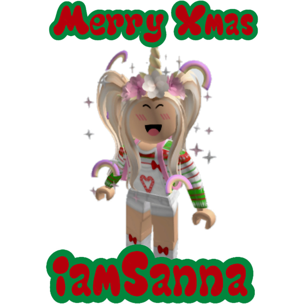 iamSanna Loves Unicorns Merry Xmas BLACK.png