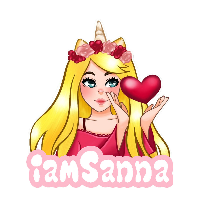 iamSanna Loves Unicorns NEON ORANGE.png