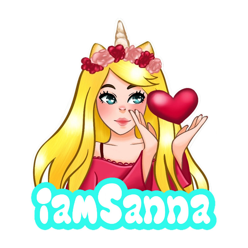 iamSanna Loves Unicorns NEON PINK.png