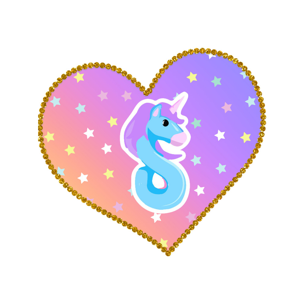 IamSanna unicorn sweats for girls with a heart and little stars. Nice sweats to give away..png