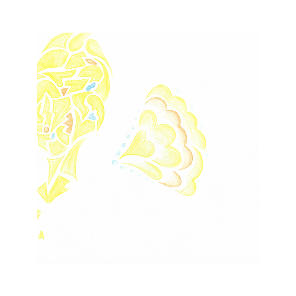 Abstract Tweeting Canary Chiffon Top.png