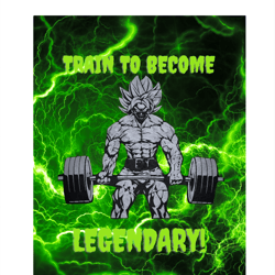 broly dragon ball z chiffon top