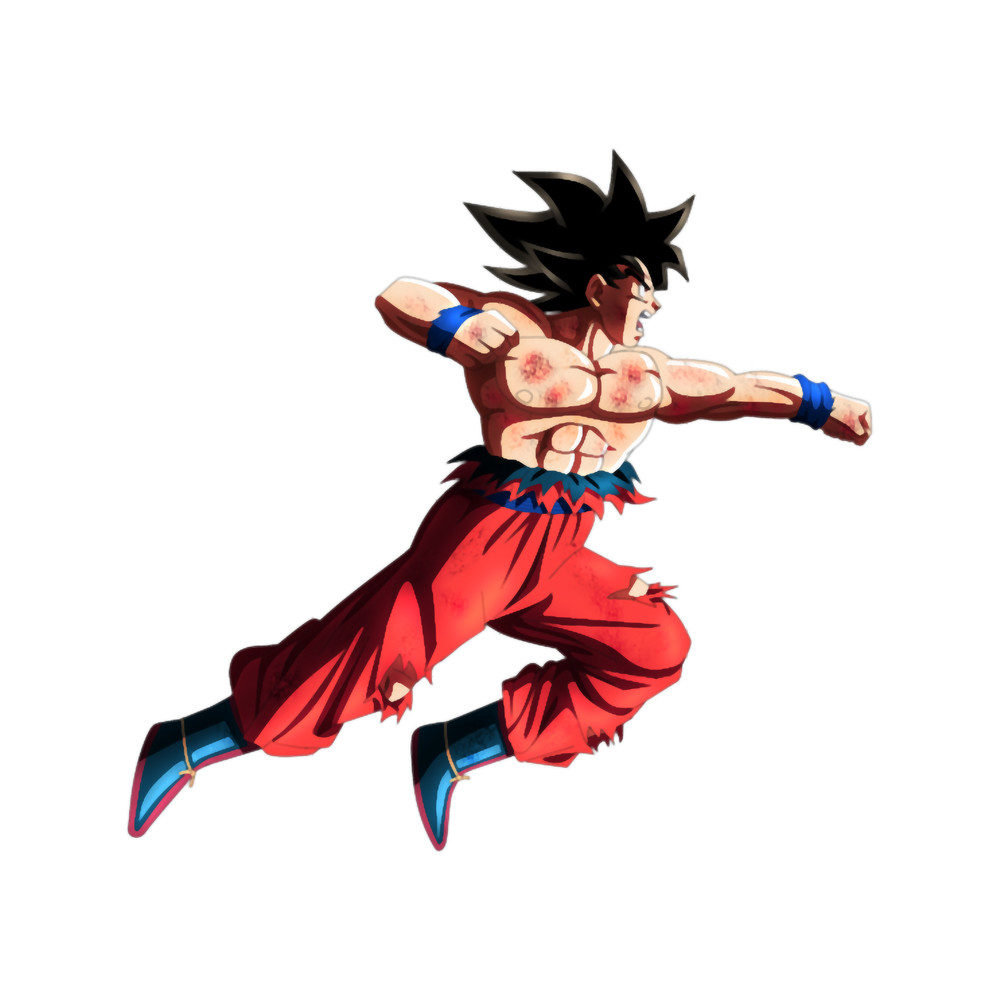 goku training dragonball anime.png