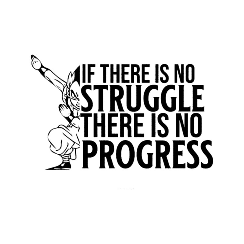 if there is no struggle, there is no progress. gym motivation.png
