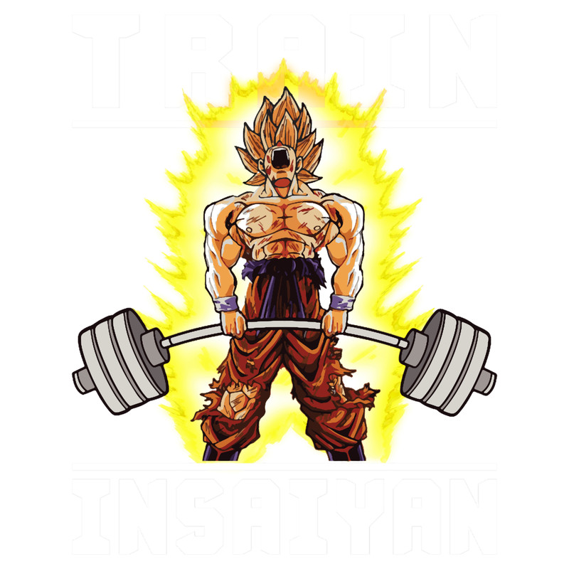 Train Insaiyan - Goku Deadlift - Workout Inspirational .png
