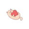 Cat with the heart.png