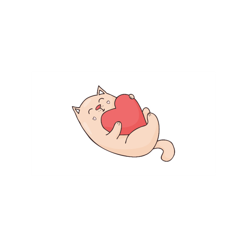 Cat with the heart.png