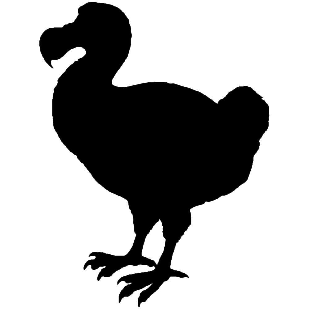 Dodo - Plain black and white.png