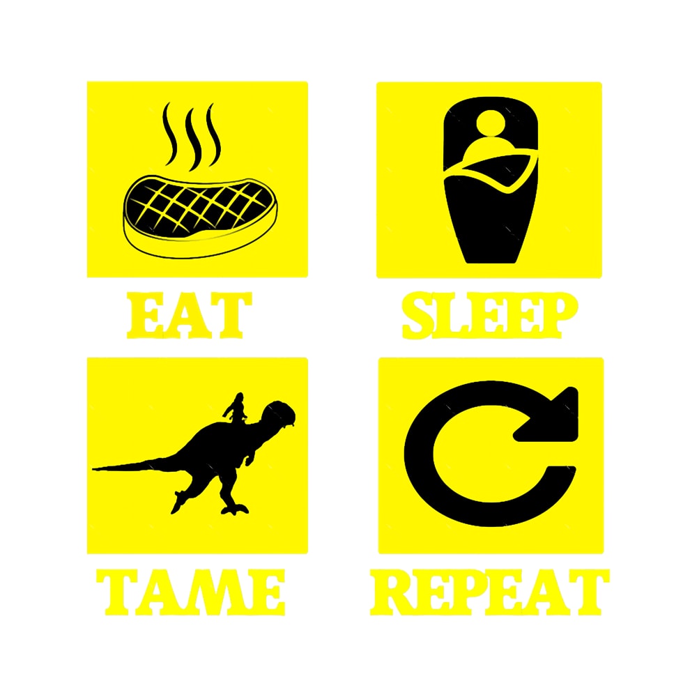Funny Gift For Ark Survival Evolved Eat Sleep Tame RepeatGifts For Fan.png