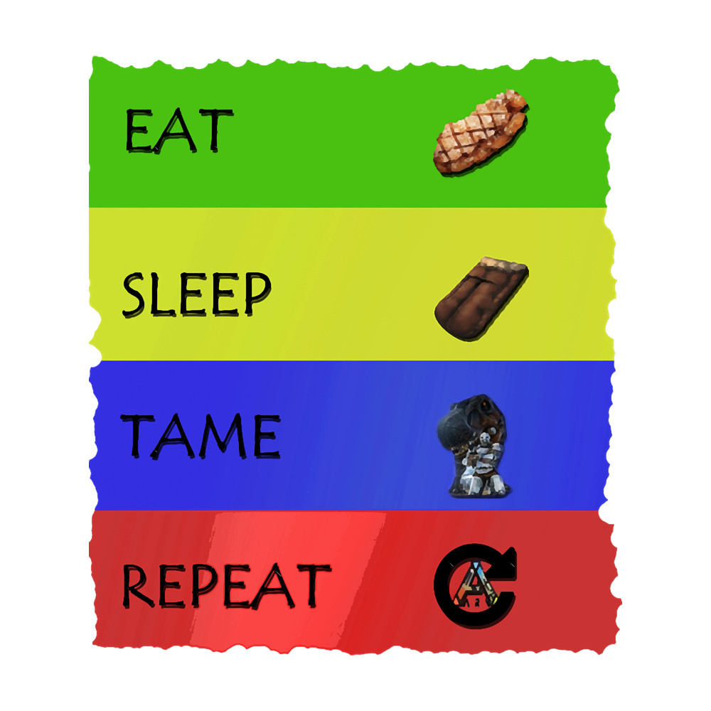 My Favorite People Ark Survival Evolved Eat Sleep Tame Repeat Gift For Fan.png