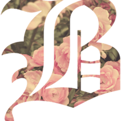 beartooth pink rose floral logo