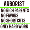 Arborist No Rich Parents, No Favors, No Shortcuts, Only Hard Work.png