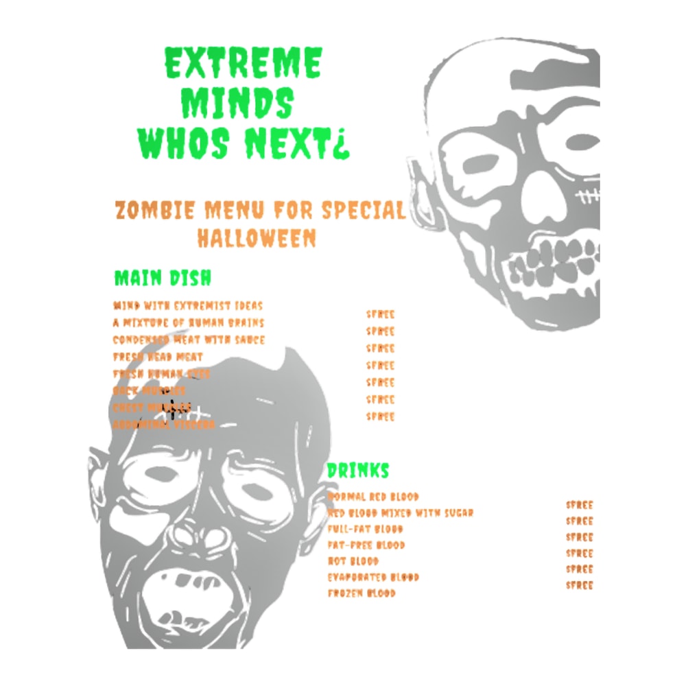 Zombie Menu For Special Halloween Premium .png