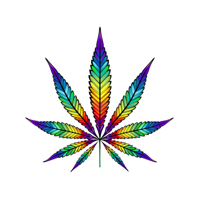 Colorful Marijuana Leaf.png
