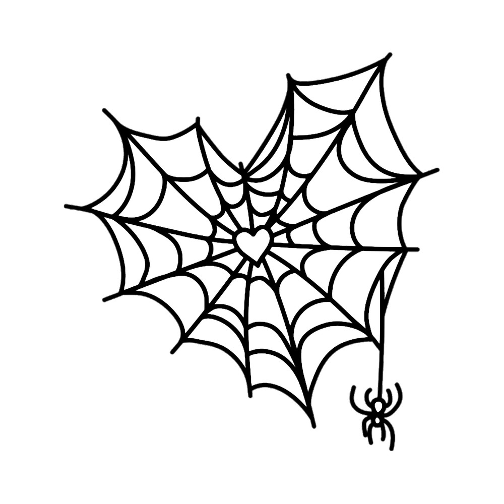Black SpiderWeb Heart.png