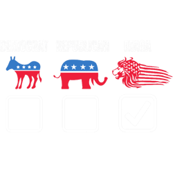 democrat republican maga political party affiliation checkbox