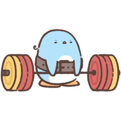 Weightlifting Penguin