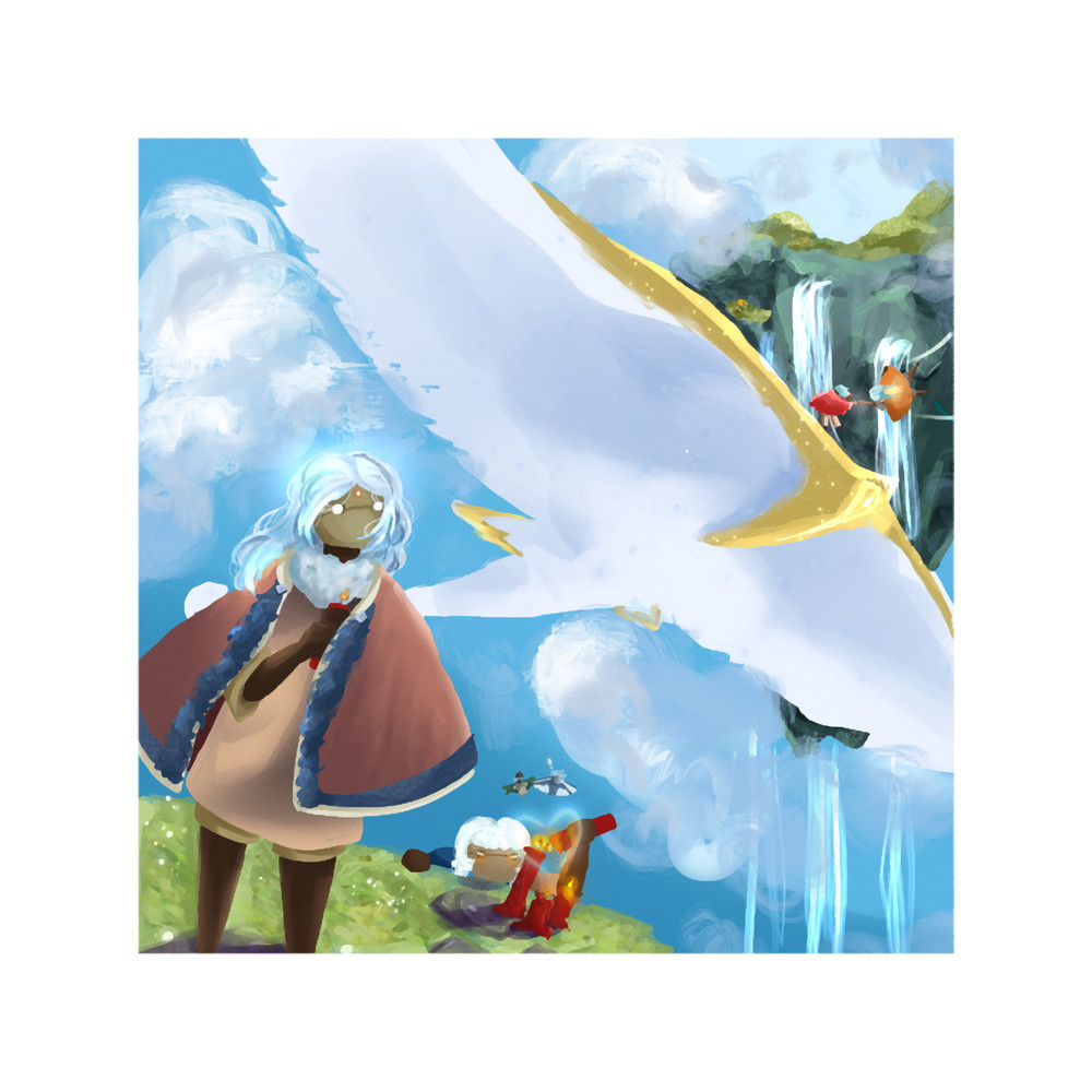 Sky Children of the light - Skykid with manta.png