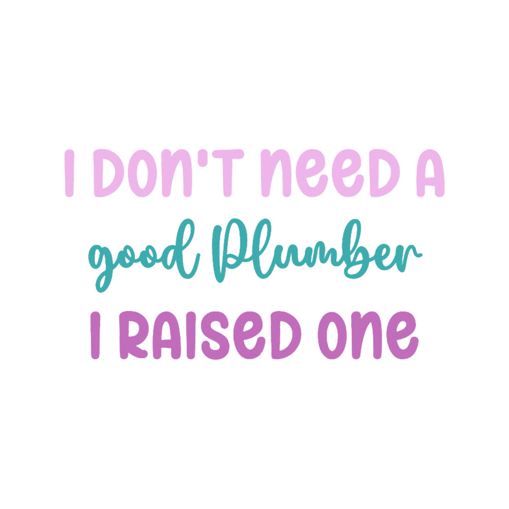 I don_t need a good Plumber I raised one.png