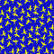 Banana Pattern (Blue) Graphic .png