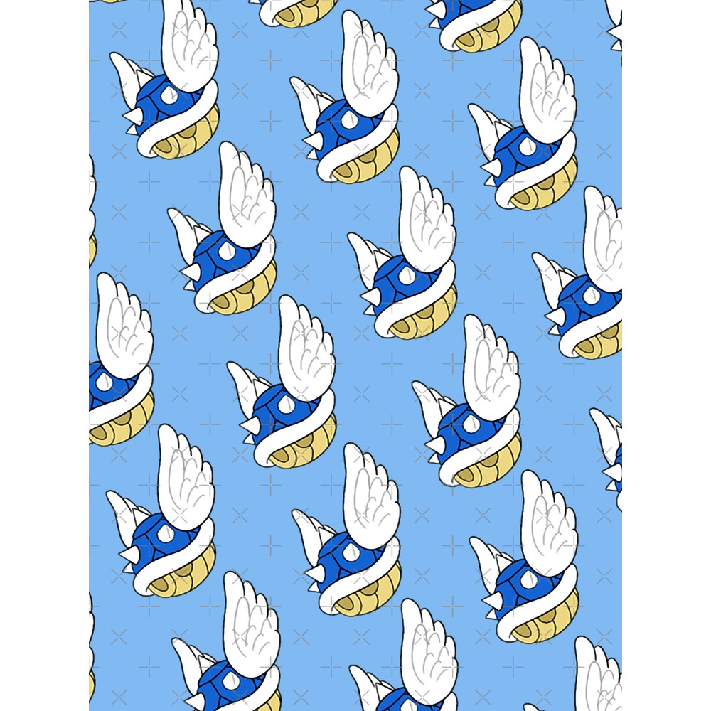 Blue Shell Light Blue Pattern Graphic .png