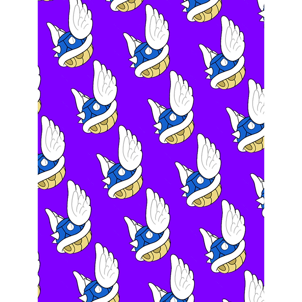 Blue Shell Purple Pattern Graphic .png