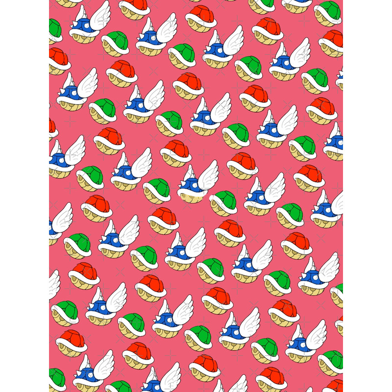 Shells Pattern (Red) Graphic .png